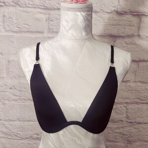 FREE PEOPLE Intimately Black Underwire Bra Neo Collection NWT 32C